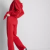 Jogginghose aus Baumwollmischung mit geradem Bein Jogginghose aus Baumwollmischung mit geradem Bein