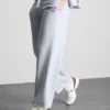 Jogginghose aus Baumwollmischung mit weitem Bein Jogginghose aus Baumwollmischung mit weitem Bein