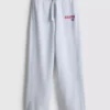 Jogginghose aus Baumwollmischung mit weitem Bein Jogginghose aus Baumwollmischung mit weitem Bein