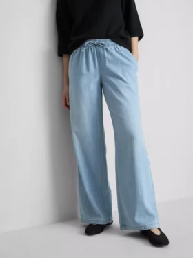 Jogginghose aus Denim mit geradem Bein
