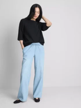 Jogginghose aus Denim mit geradem Bein