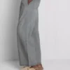 Jogginghose aus Denim mit geradem Bein Jogginghose aus Denim mit geradem Bein