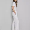 Jogginghose aus Denim mit geradem Bein Jogginghose aus Denim mit geradem Bein