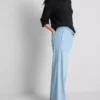 Jogginghose aus Denim mit geradem Bein Jogginghose aus Denim mit geradem Bein