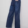 Jogginghose aus Denim mit geradem Bein Jogginghose aus Denim mit geradem Bein