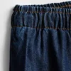 Jogginghose aus Denim mit geradem Bein Jogginghose aus Denim mit geradem Bein