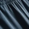 Jogginghose mit weitem Bein und Falten aus baumwollreichem Material Jogginghose mit weitem Bein und Falten aus baumwollreichem Material