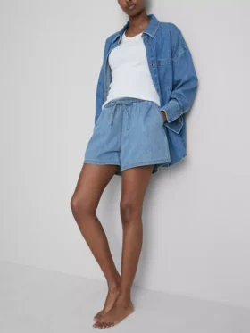 Jogginghosen aus Baumwoll-Denim