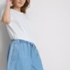 Jogginghosen aus Baumwoll-Denim