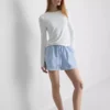 Jogginghosen aus Baumwoll-Denim Jogginghosen aus Baumwoll-Denim