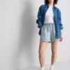 Jogginghosen aus Baumwoll-Denim