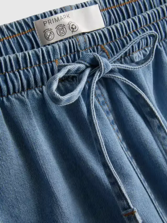 Jogginghosen aus Baumwoll-Denim Jogginghosen aus Baumwoll-Denim