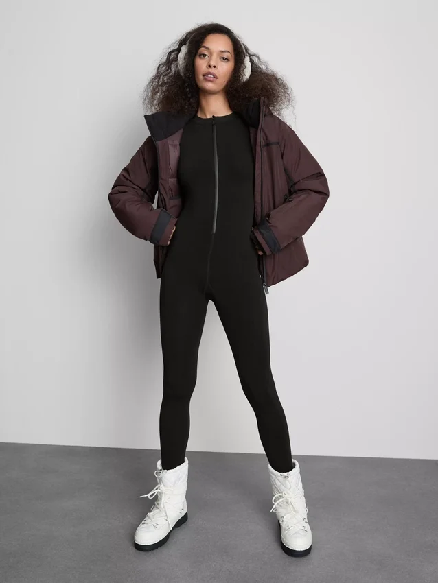 Jumpsuit aus Samtplüsch Jumpsuit aus Samtplüsch