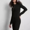 Jumpsuit aus Samtplüsch Jumpsuit aus Samtplüsch