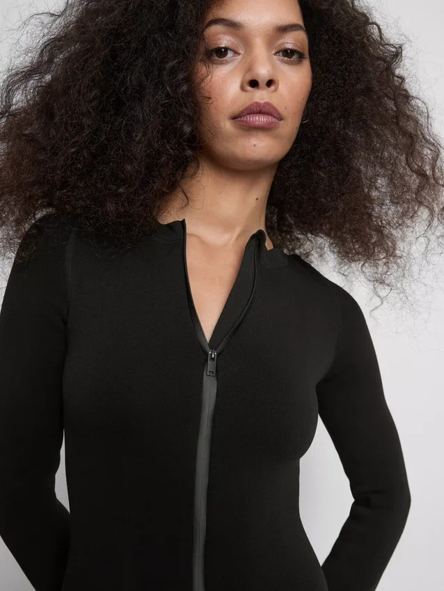 Jumpsuit aus Samtplüsch Jumpsuit aus Samtplüsch