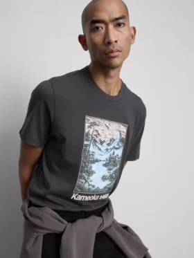 Kameoka-Hemd mit Grafikprint