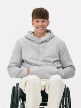 Kapuzenpullover aus Baumwollmischung