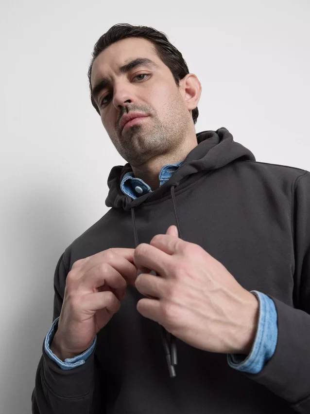 Kapuzenpullover aus Baumwollmischung Kapuzenpullover aus Baumwollmischung