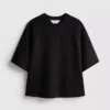 Kastenförmiges Kurzarm-T-Shirt mit Shorts