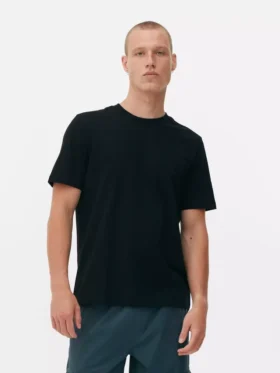 Klassisches T-Shirt mit Rundhalsausschnitt