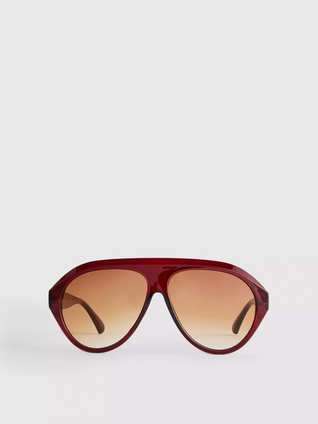 Klobige Sonnenbrille im Pilotenstil Klobige Sonnenbrille im Pilotenstil