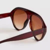 Klobige Sonnenbrille im Pilotenstil Klobige Sonnenbrille im Pilotenstil