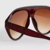 Klobige Sonnenbrille im Pilotenstil Klobige Sonnenbrille im Pilotenstil
