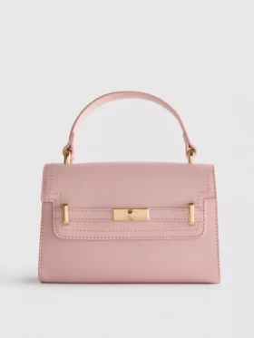Kunstleder-Tasche mit Tragegriff