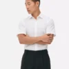 Kurzarm-Shorts in schmaler Passform Kurzarm-Shorts in schmaler Passform