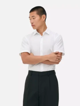 Kurzarm-Shorts in schmaler Passform