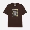 Kurzarm-T-Shirt mit Autoreifen-Motiv Kurzarm-T-Shirt mit Autoreifen-Motiv