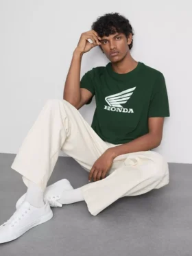 Kurzarm-T-Shirt mit Honda-Logo