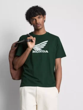 Kurzarm-T-Shirt mit Honda-Logo