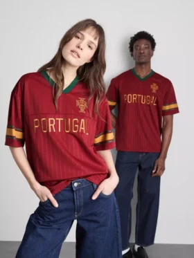 Kurzarm-T-Shirt „Portugal“