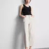 Kurze Denim-Jeans mit weitem Bein Kurze Denim-Jeans mit weitem Bein