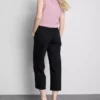 Kurze Denim-Jeans mit weitem Bein Kurze Denim-Jeans mit weitem Bein