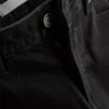 Kurze Denim-Jeans mit weitem Bein Kurze Denim-Jeans mit weitem Bein