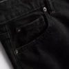 Kurze Denim-Jeans mit weitem Bein Kurze Denim-Jeans mit weitem Bein