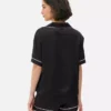 Kurzer Schlafanzug im Boyfriend-Stil aus Satin