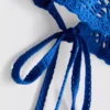 Kurzes Häkel-Top mit Neckholder-Ausschnitt Kurzes Häkel-Top mit Neckholder-Ausschnitt