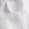 Kurzes, kastenförmiges Oxford-Shirt mit kurzen Ärmeln Kurzes, kastenförmiges Oxford-Shirt mit kurzen Ärmeln
