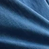Kurzes Rüschen-Tanktop aus Baumwoll-Denim Kurzes Rüschen-Tanktop aus Baumwoll-Denim