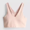Kurzes Sport-Top mit V-Ausschnitt Kurzes Sport-Top mit V-Ausschnitt