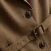 Kurzärmeliger Blazer mit Gürteldetail Kurzärmeliger Blazer mit Gürteldetail
