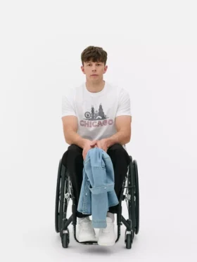 Kurzärmeliges Chicago-T-Shirt