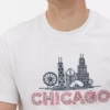Kurzärmeliges Chicago-T-Shirt Kurzärmeliges Chicago-T-Shirt