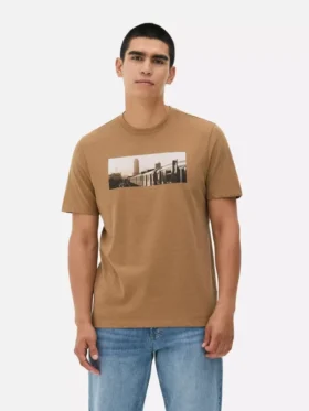 Kurzärmeliges Foto-T-Shirt