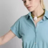 Kurzärmeliges, gestuftes Minikleid Kurzärmeliges, gestuftes Minikleid