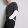 Kurzärmeliges, gewaschenes T-Shirt