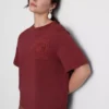 Kurzärmeliges Häkel-T-Shirt aus Baumwolle mit Shorts